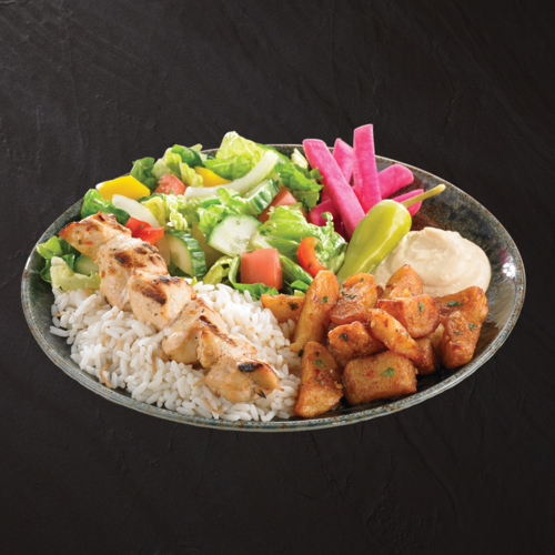 sish taouk bowl from villa madina sish taouk from villa madina