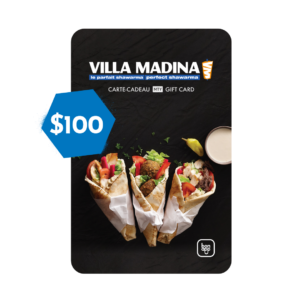 100 dollar Villa Madina Gift Card